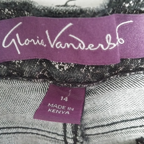 Gloria Vanderbilt 14 Amanda 34x29 Black Jeans Plus - Picture 6 of 10